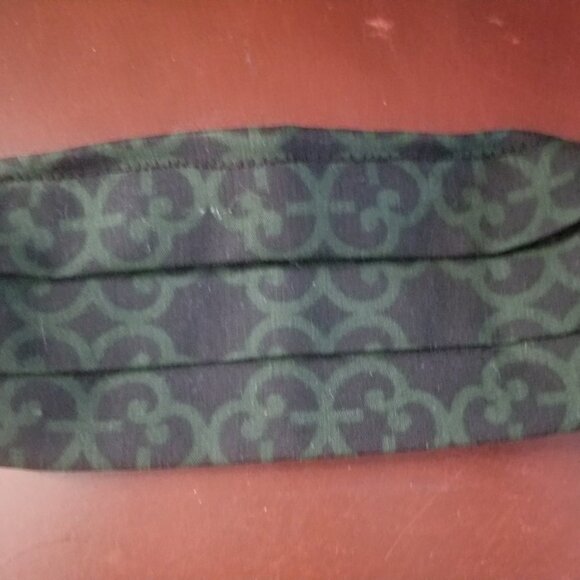 Cloth Face Mask - Silver/Copper Filters-BlackGreen - Picture 5 of 7